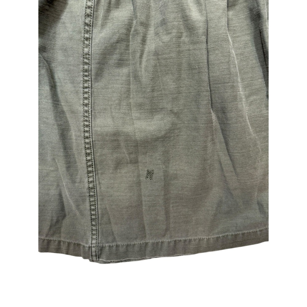 Free People Womens Green Reworked Army Hooded Gorpcore Utility Jacket Size XS - Picture 6 of 6